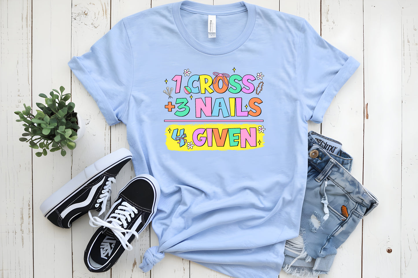 Easter - 1 Cross, 3 nails, 4 Given