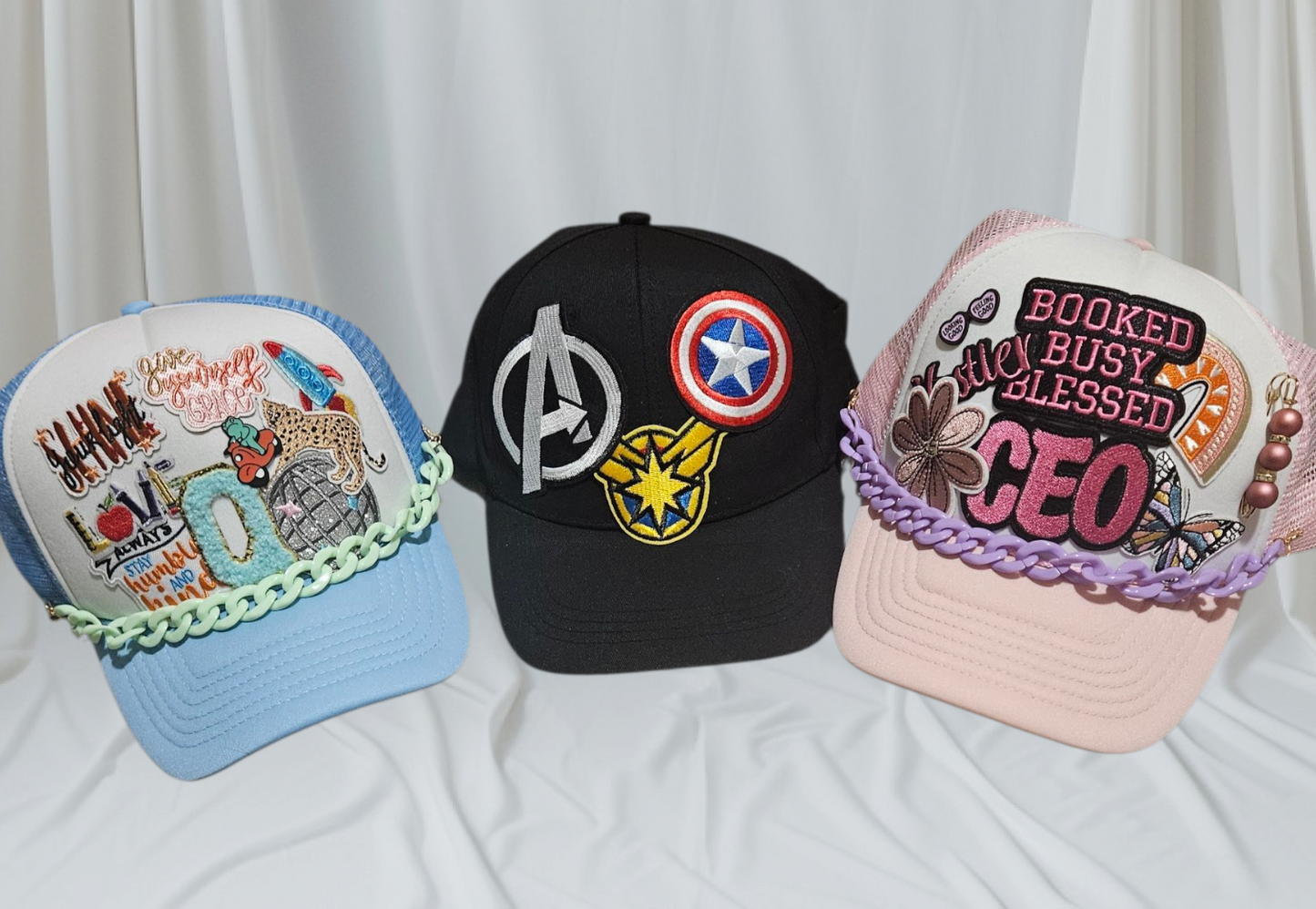 Adult Trucker Hats w/unlimited patches (FS)