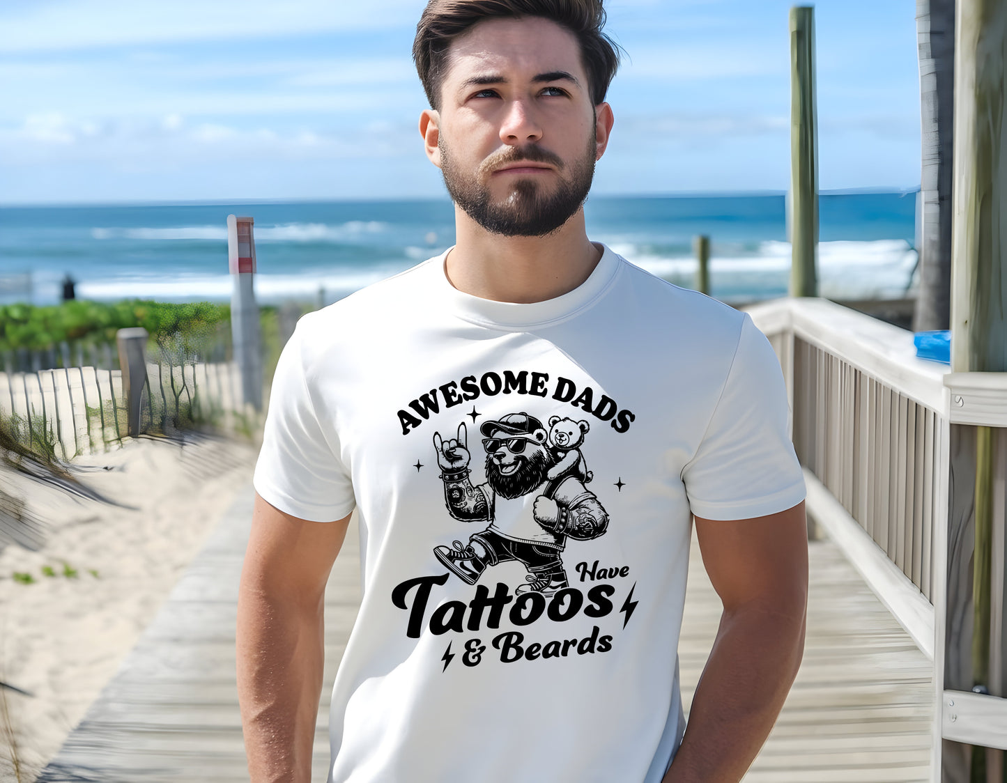 Awesome Dads- Tattoos & Beards