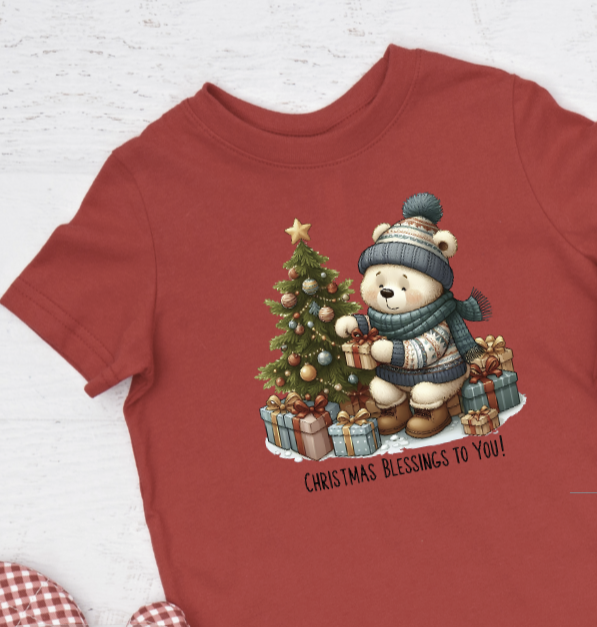 Camiseta infantil - Bendiciones navideñas para ti