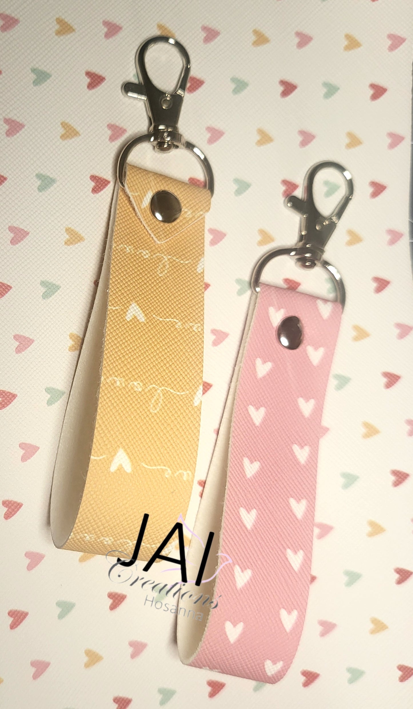 Valentine Faux Leather KeyChains