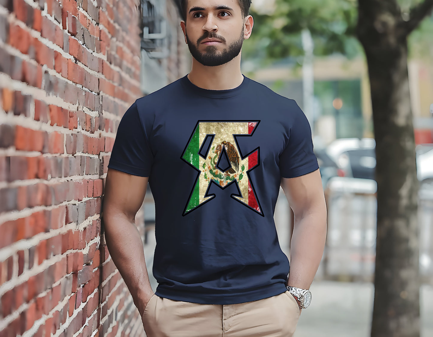 Canelo Tees - Canelo Initials Mexican Flag